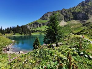 Lac de montagne. Cérémonie sur-mesure. Cérémonie personnalisée